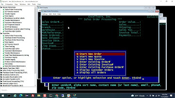 Menu Navigation by Keyboard
