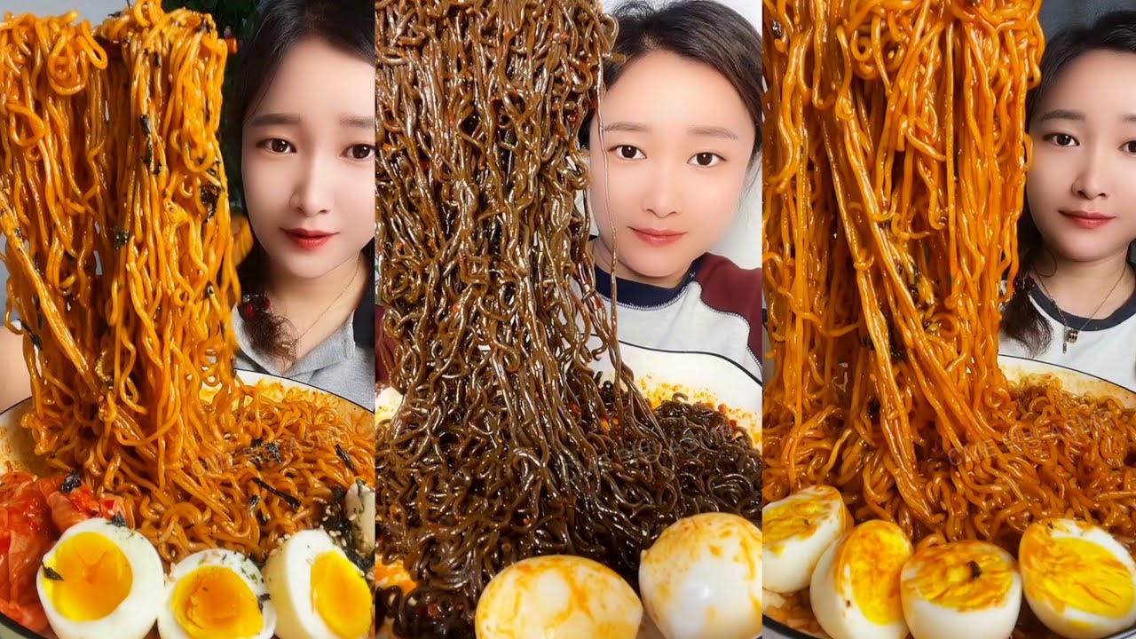SPICIEST Noodles Challenge 🔥🌶️ | Full Mukbang Eating Video | Mukbang Real Sounds
