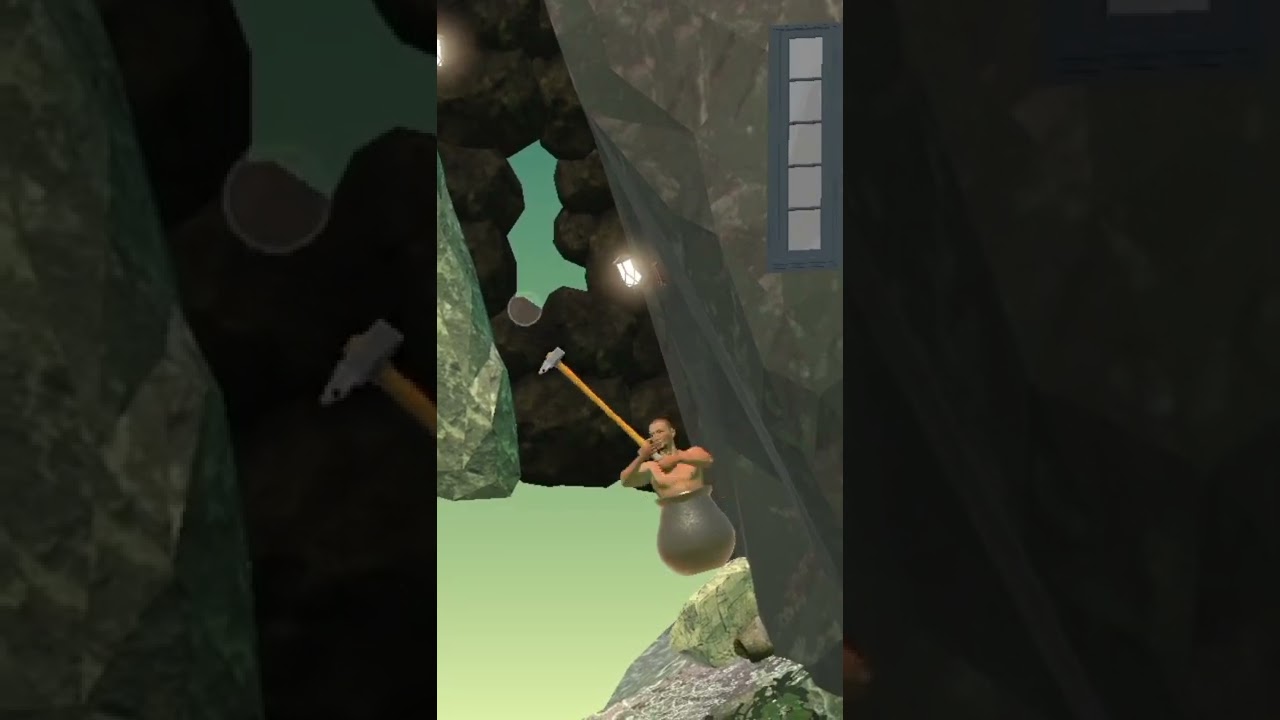 How to pass devil,s chimni in getting over it easy way