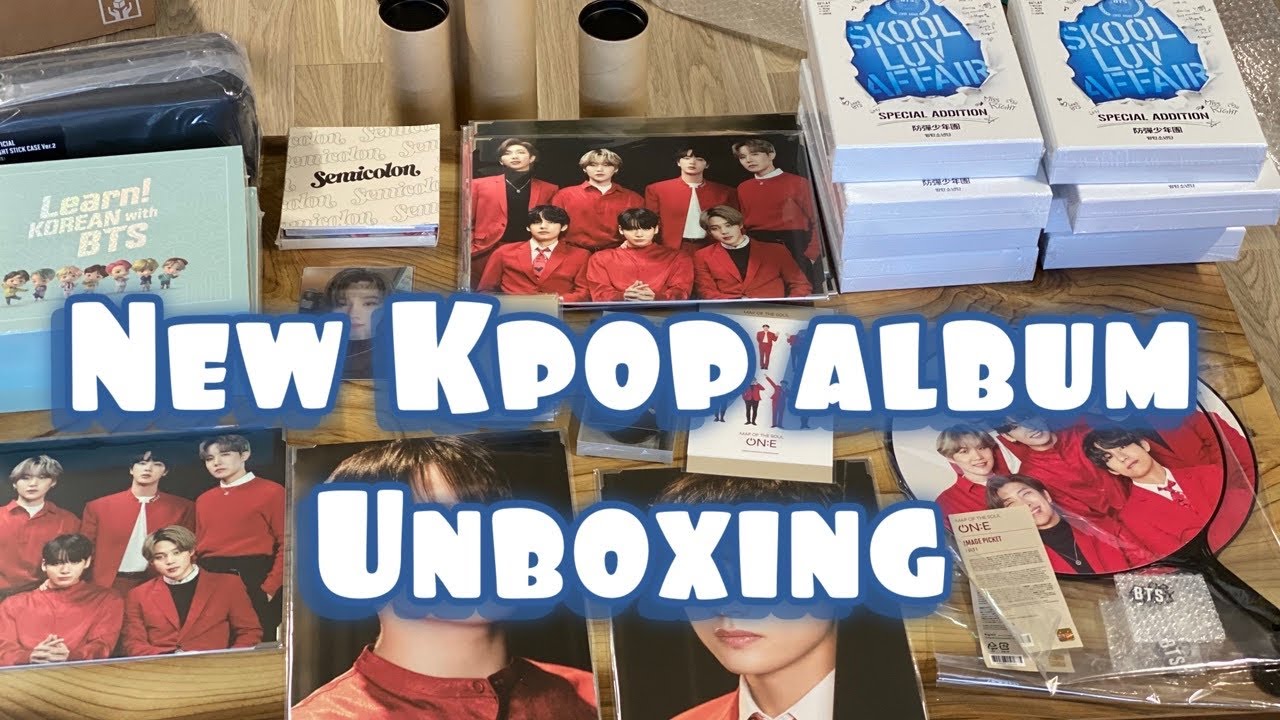 Latest BTS Merchandise Unboxing - 방탄소년단 - YouTube