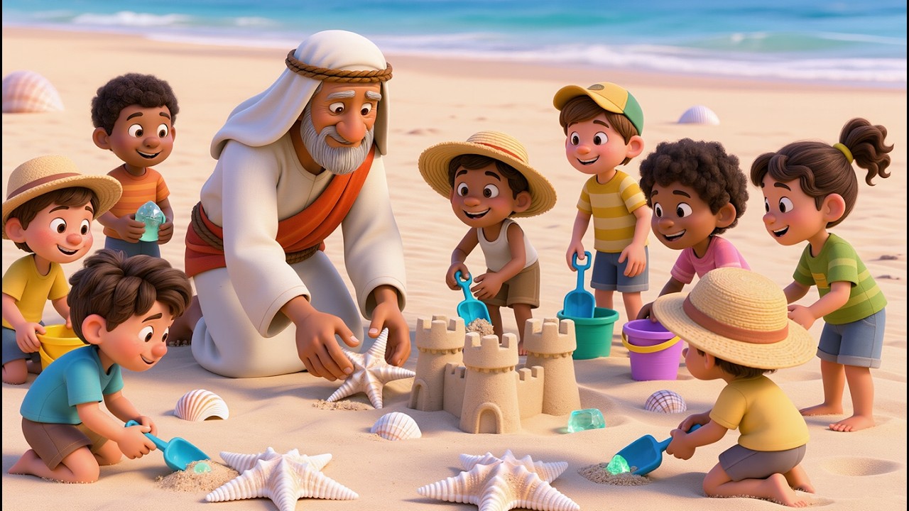 Hinos cristãos infantis sobre Jesus com estalos de dedos, pulinhos contidos e sorrisos