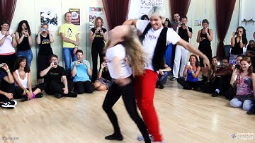 Kamacho & Brigitte - zouk demo after workshop