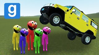 ELMO FAMILY VS CARS (Garry's Mod)