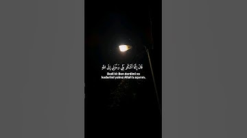 Mert IŞIK | Yûsuf Sûresi 86 | سورة يوسف #allah #quran #islam #dua