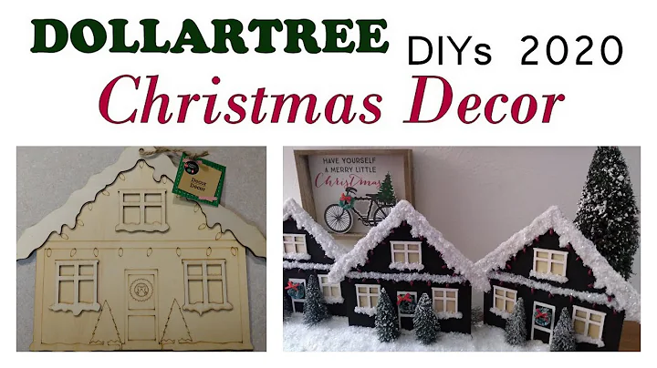 #DOLLARTREE  GINGERBREAD HOUSE| Modern Gingerbread house