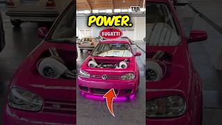 VW Golf 4 with a TWIN TURBO V8 is INSANE #volkswagen #cartok