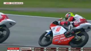 Detik insiden meninggalnya pembalap Afridza Munandar di race Asia telent Cup Sepang