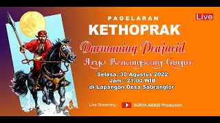Pagelaran Kethoprak 'Darmaning Prajurid' Arya Penangsang Gugur