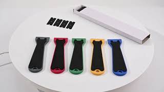 FOSHIO Plastic Razor Blade Scraper Cleaning Scraper for Sticker Adhesive Labels