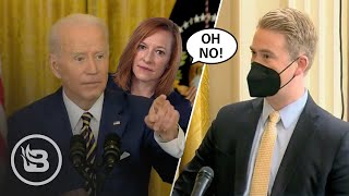 Biden Finally Calls On Peter Doocy as Jen Psaki Begins Internally Screaming