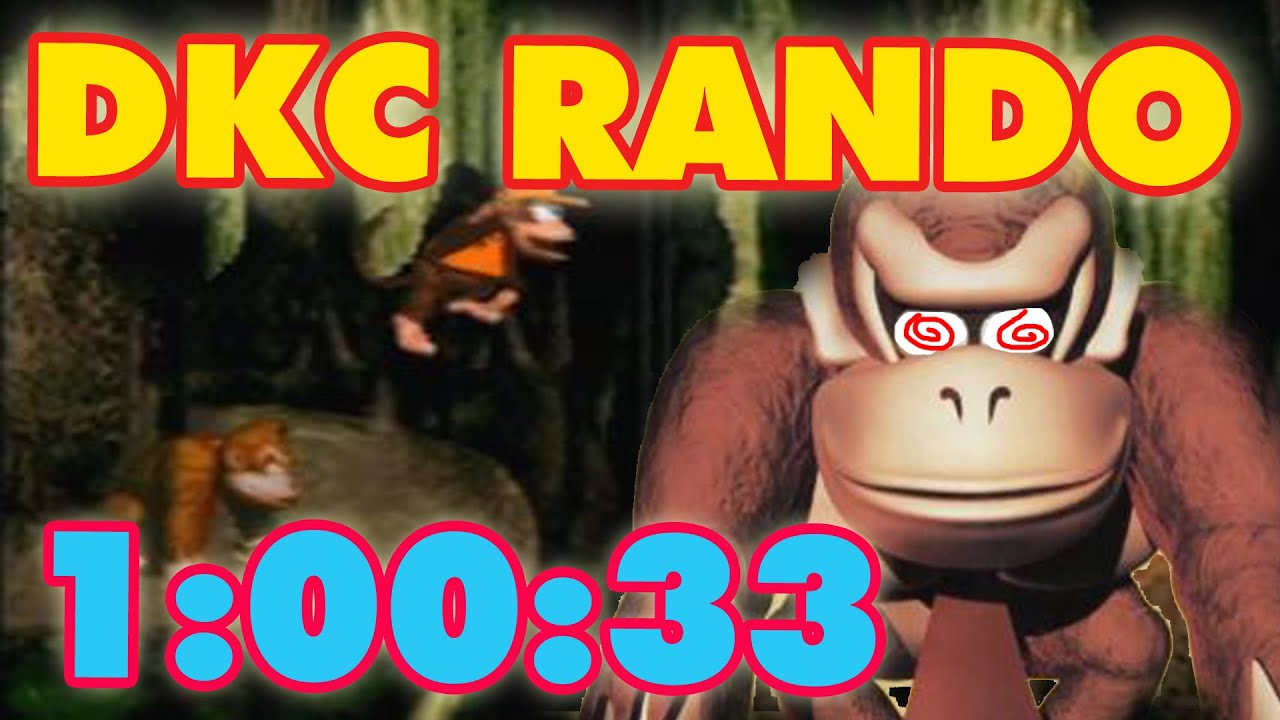 Is this fast enough? - Donkey Kong Country (SNES) Entrance Rando - 1:00:33