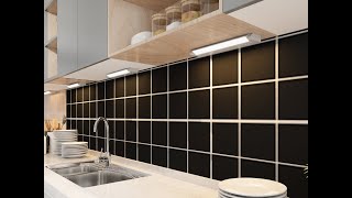 120V Plug In 1Hardwired Led Under Cabinet Lighting Fixture 20847