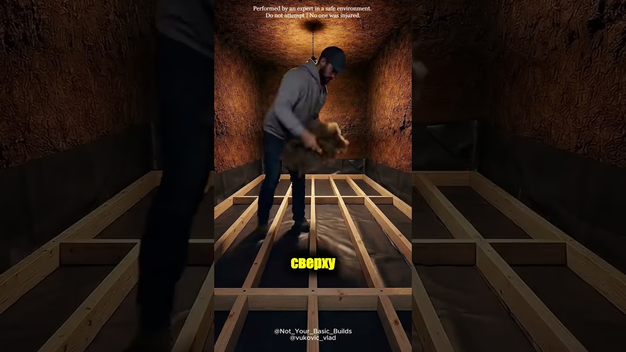 Скрытый бункер под двором на случай шторма ⛈️🏗️