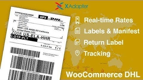 ELEX WooCommerce DHL Express / eCommerce / Paket Shipping Plugin with Print Label