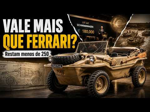 A História do Fusca Anfíbio Que Cruzava Rios Sem Ponte