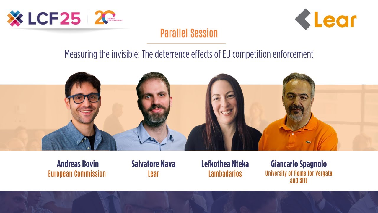 LCF25 - Measuring the invisible: The deterrence effects of EU competition enforcement