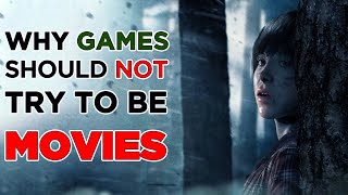 Why Games should NOT try to be MOVIES - Beyond Two Souls Angry Rant