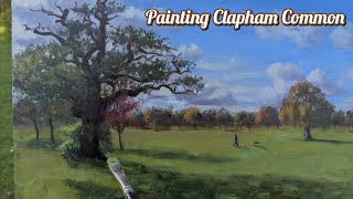 Painting Clapham Common on Location | Autumn Plein Air Tutorial 