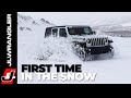 Jeep JL Wrangler Rubicon Off Road in the SNOW Bone Stock and for the First Time : JL JOURNAL