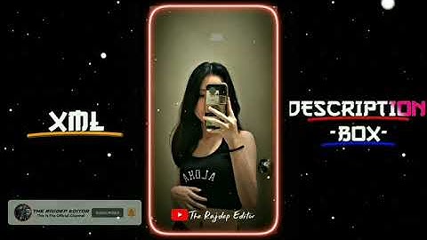 Touch It 2.0 Xml File 😵 || #alightmotion #xmlpreset #xml 🖤 @rajdep_official_007