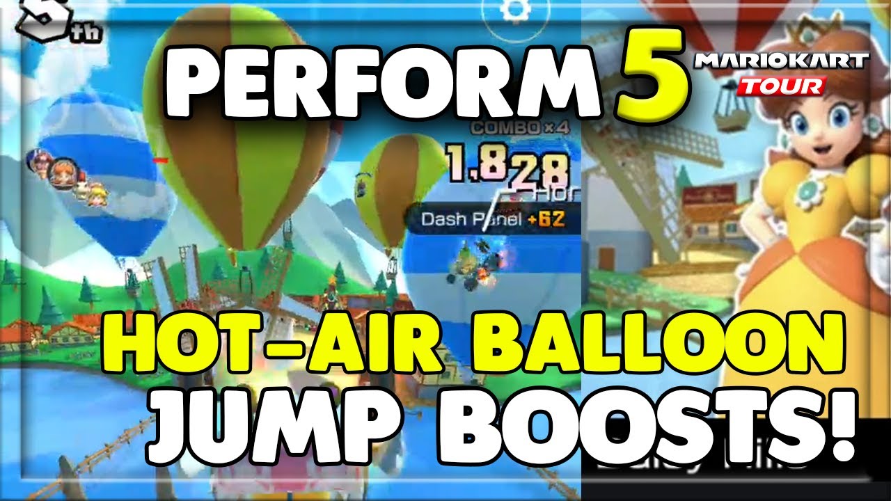 HOW TO PERFORM 3 JUMP BOOSTS OFF 🎈🏎️🏁 HOTAIR BALLOONS? GOLD CHALLENGES