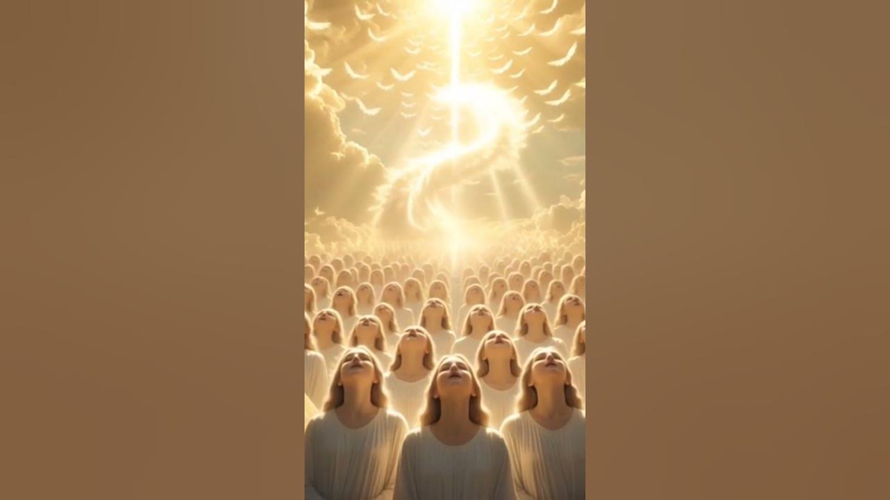 Angel's sing in heaven a heavenly choir beyond imagination #god #jesus #love