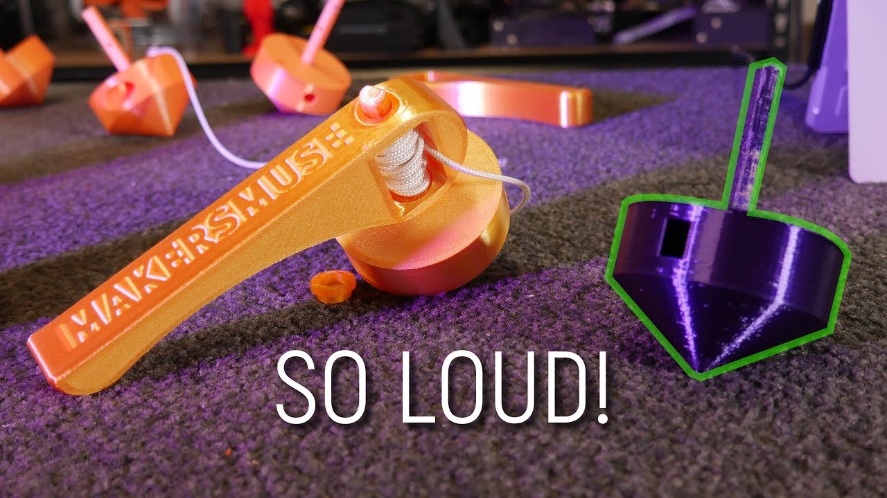 3D Printed Screaming Spinning - YouTube