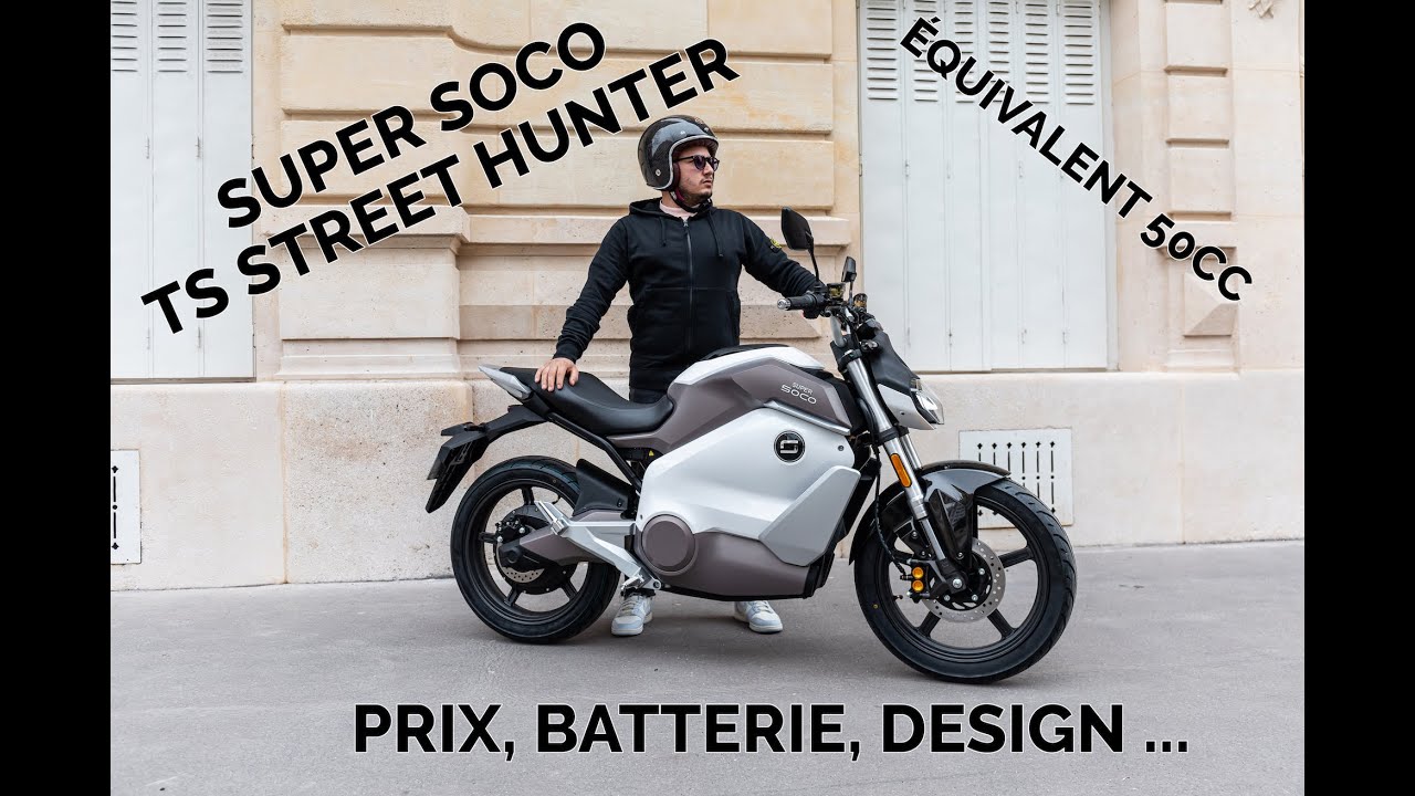 DÉCOUVERTE DE LA SUPER SOCO TS STREETHUNTER / DESIGN, BATTERIE, PRIX ...