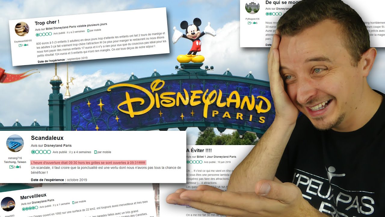 JE LIS LES AVIS DE DISNEYLAND PARIS SUR TRIPADVISOR