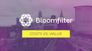 Bloomfilter Demo | Costs vs  Value