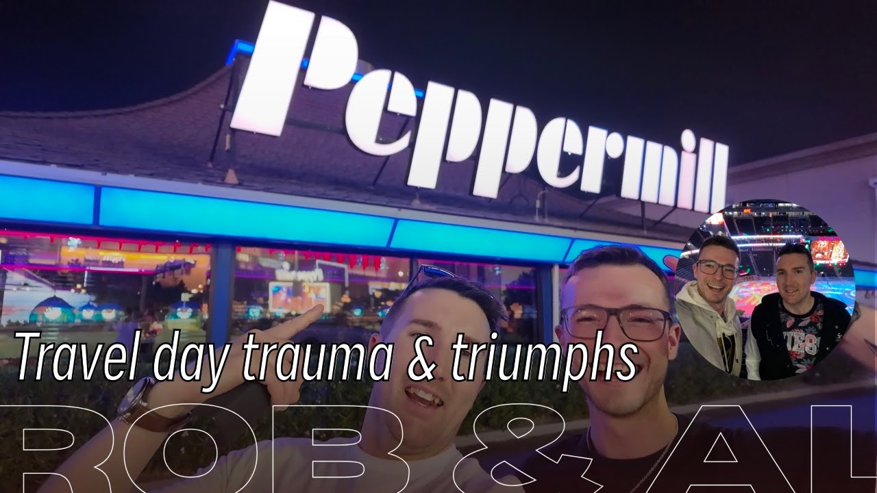 Видеоблог Лас-Вегаса, июль 2025 г. — Травмы и триумфы Дня путешествий! [День 0]