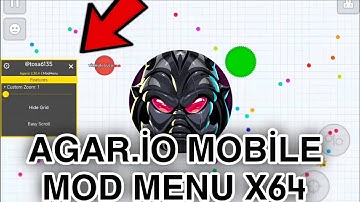 AGAR.İO MOBİLE ANDROİD MOD MENU V2.30.8 X64 NO KEY LOGİN!
