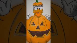 🎃 Pumpkin vibes, cartoon style! 🧡#shorts