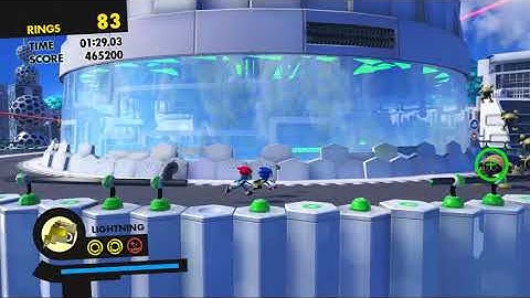 Sonic Forces - Walkthrough 41 - Stage 24: Metropolis, Null Space
