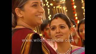 Kyunki Saas Bhi Kabhi Bahu Thi  Behind The Scenes Footage Tv Serial Being Shot With Smriti Irani