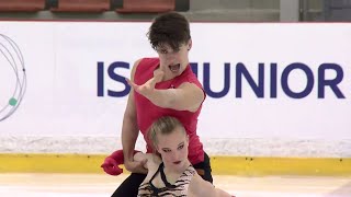 Loica Demougeot Theo Le Mercier Fra Short Dance Riga 2017