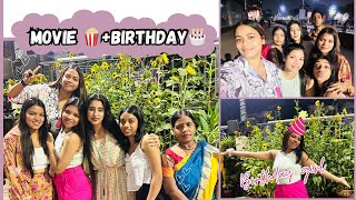 Rimi di ka B-DAY celebration🎂+ MOVIE🍿 🎬 ||vlog 46|| #birthday #surprise #movienight #familyvlog