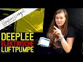 Deeplee elektrische Luftpumpe / Gebläse mit Akku. Super für Outdoor und Camping [Unboxing &amp; Review]