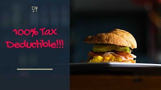 Business Meals 100% Deductible in 2021 and 2022