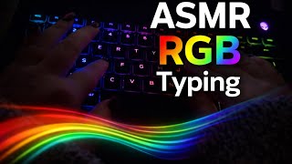 ASMR Alienware RGB Keyboard Typing | Rainbow Wave 🌈⌨️ screenshot 4