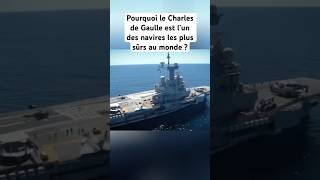 Pourquoi le Charles de Gaulle est l’un des navires les plus sûrs au monde ? #porteavions #rafale