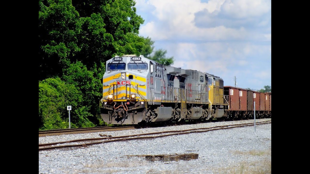 bnsf 5729 NS 137 with KCS and UP