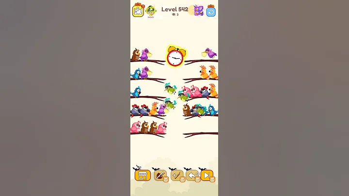 bird sort color game level 542 #games #gamedesign #gameartdesign #gameplay #gamedesigning