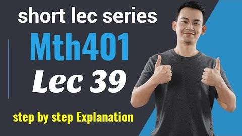 mth401 lec 39 || mth401 short lec 39 || step by step explanation #eigenvaluesandeigenvectors