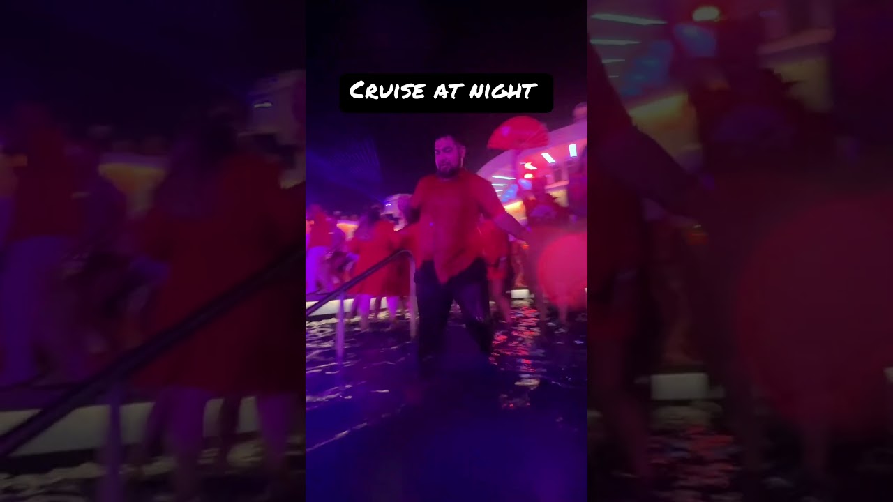 What do you like more? The day time activities or the night life on the cruise? #crusielife