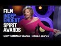 ALLISON JANNEY wins Best Supporting Female for I, TONYA at the 2018 Film Independent Spirit Awards