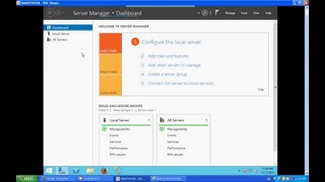 Server manager features and how to setup windows server 2012 R2