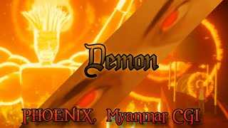 myanmar demon. PHOENIX CGI. Visual effect