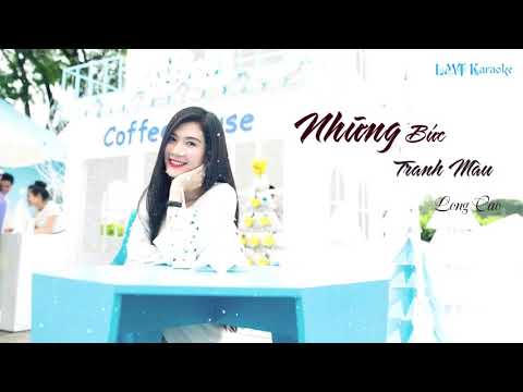 Video Những bức tranh màu - karaoke - youtube