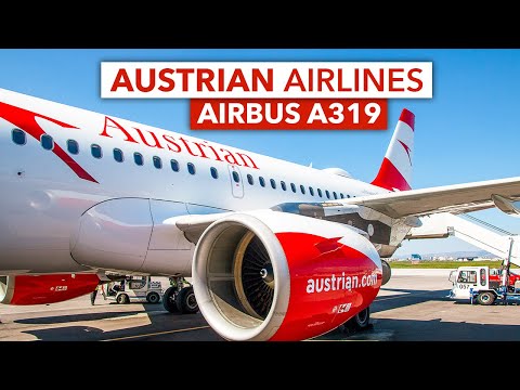 TRIP REPORT | AUSTRIAN AIRLINES Airbus A319 (ECONOMY) | Frankfurt - Vienna